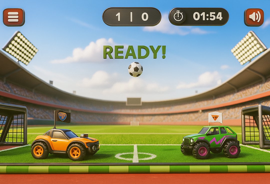 Football Player Racing Game Play Car Football Online | YupGames