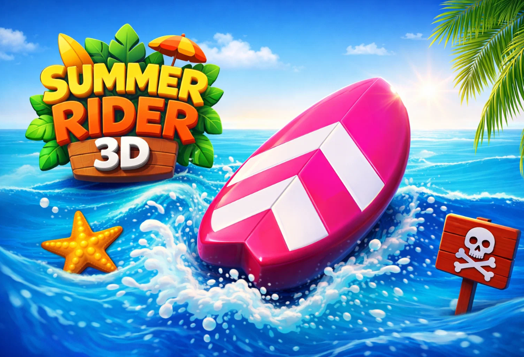 Summer Rider 3D Unblocked | Ride Waves on YupGames
