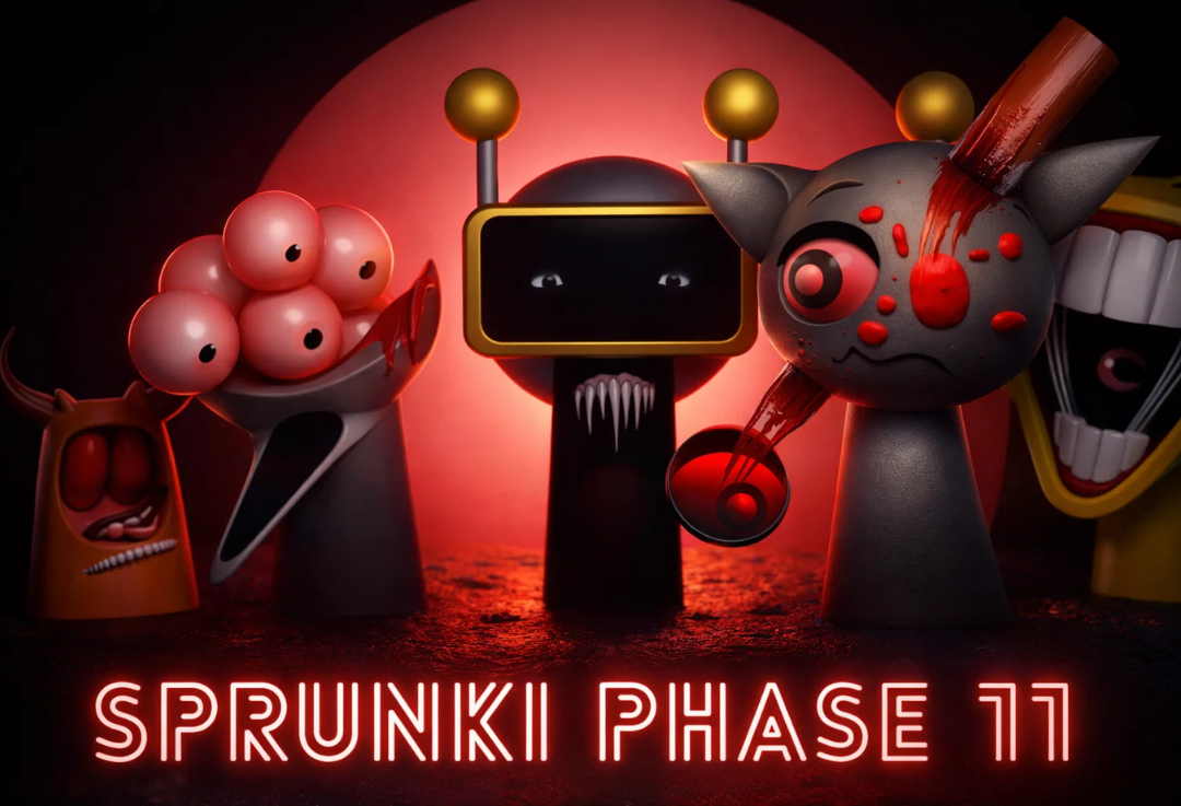Sprunki Phase 11 – Dark Music Adventure Game | YupGames